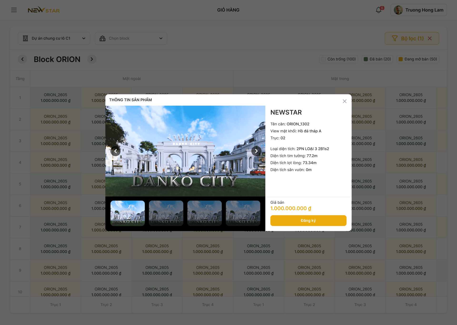 Phone with project photo